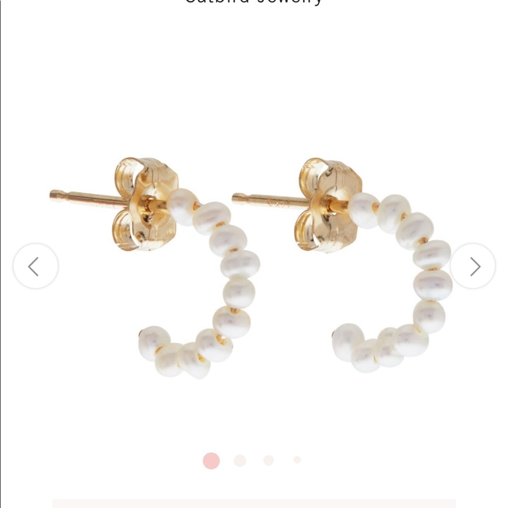 Catbird NYC Baby Pearl Hoop (Pair)